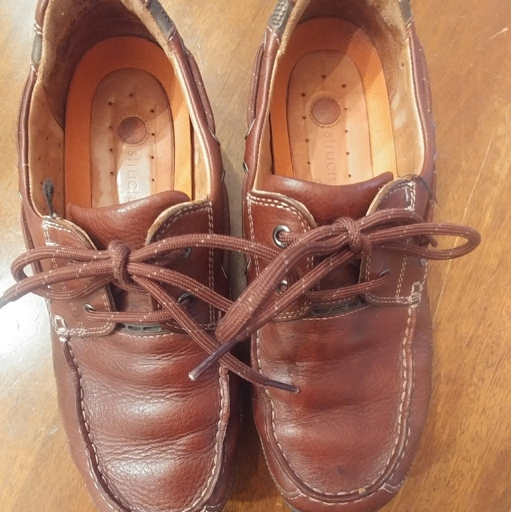 Clarks Unstructured driving shoes.